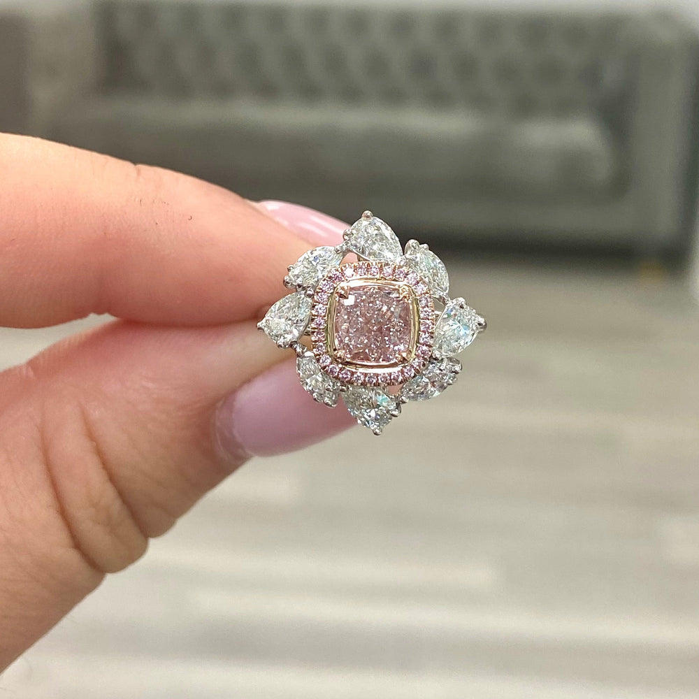 1.26ct Very Light Pink diamond ring by Rare Colors by Namdar, New York City
