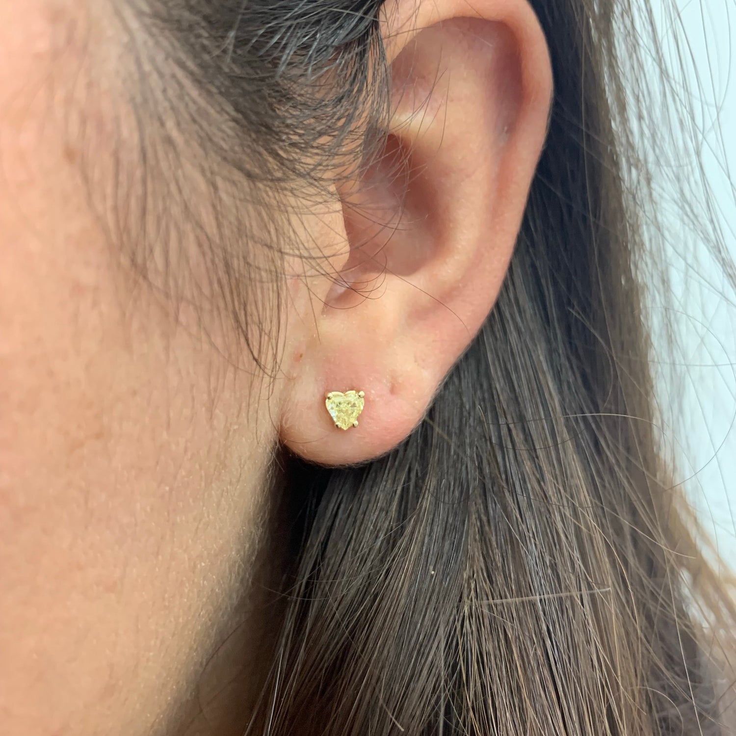 Yellow Heart diamond fine jewelry at Rare Colors by Namdar, 5th Avenue New York